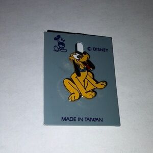 Vintage 90s Disney Pluto Enamel Pin Made in Taiwan